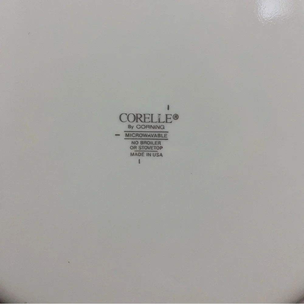 Vintage Corelle Blue Hearts 10”Dinner Plate Tableware Made in USA